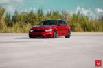 BMW M3 Sedan on Vossen Wheels (VFS4) 2017 года